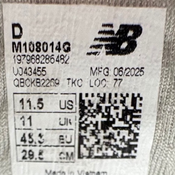 New Balance Fresh Foam X 1080v14 Mens Size 11.5 Grey Running Shoes (M108014G) main image 7